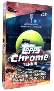 2021 TOPPS CHROME TENNIS LITE 12 BOX CASE BLOWOUT CARDS