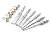 Narex Richter 6 Piece Unhandled Bevel Edge Chisel Blank Set