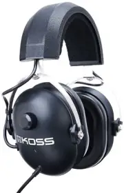 Koss QZ99 Passive Noise Reduction Headphones with Volume Control and Coiled Cord