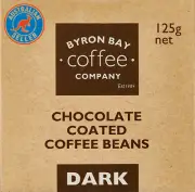 Dark Chocolate Coated Coffee Beans, 125G