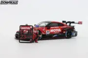 MINI GT Nissan GT-R NISMO #23 MOTUL AUTECH Suzuka Winner with Matsuda Figure