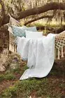 Anthropologie PILAR PALM Queen Coverlet NWT cotton bedding actual pic