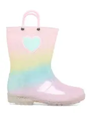 [Ciao] Calli Love Gumboots in Pink Multi