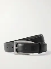 [The Row] The Row - Arco Leather Belt - Black - L L Black
