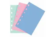 30pc Filofax Pocket Ruled Notepaper Refill Insert Personal Organiser Coloured