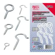 Kit 151 Pz Screws With Eye Assorted - Code bgs8136 FBGS8136 BGS Small Parts