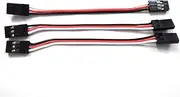 RC Helicopter Parts for JR Plug Servo Extension Lead Wire Cable 10pcs 100mm 150MM 200MM 300MM 500MM Servo Extension Cord Male to Male for JR Plug Servo Extension Lead Wire Cable 10cm Replacement