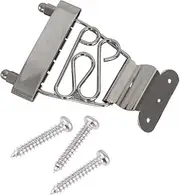 Generic Tremolo Vibrato Electric Bridge Tailpiece Tailpiece 83 X 77.5 X 52mm (Chrome)