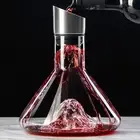 Iceberg Wine Decanter with Aerator Filter Red Wine Carafe 51Oz Wine Decanter
