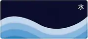 FANTECH Mouse Pad, Gaming Mousemat Esports Waterproof Surface Large Deskmat Anti-Slip Base Desk Mouse pad Mat for Gaming, Office, Home, 900x400x4mm (Aqua)