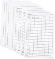 BELLIFFY 12PCS Golf Scorecards for Recording Scores Premium Scoreboard Tool for Competitions Lightweight and Design for Convenient Outdoor Use