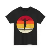 Retro Running Silhouette T-Shirt, Sunset Runner Shirt, Jogging Graphic Tee,