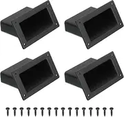 uxcell WG13470 Recessed Speaker Handle 134mm x 70mm Grasp Holder Replacement Speaker Cabinet Box Handles 4 Pcs
