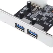 2 Port USB 3.0 PCI-Express PCIe Adapter Controller Card Expansion Card