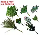 SUCCULENTS Artificial Assorted Decorative Green LIFE-LIKE Appearance PACK OF (8)