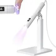Handheld LED Light for Nails | UV LED Nail Lamp with Stand | Portable Nail Dryer with LCD Screen, Curing Lamp Kit for Home Salon Use, Portable Nail Curing Lamp, Nail Tools for Home Salon