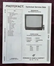 Sams Photofact 3336 Service Manual for Philips Magnavox RS2565B4, CS4537A4