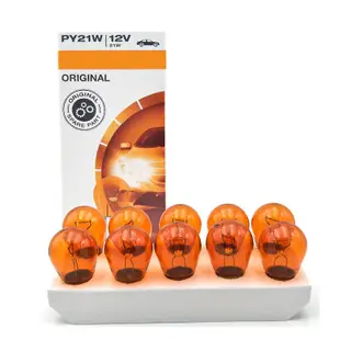 Osram PY21W 12V 轉向信號燈泡 - 黃色