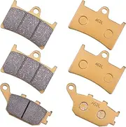 Brake Pads Kit Ceramic 252 174 Fit for YAMAHA MT-07 2014-2021 MT-09 2017-2021 Tracer 900 2015-2021 Tracer 700 MT-10 XSR900 2016-2020 GT 2019-2021 XSR700 2016-2021 Fazer8 FZ8 FZ1-Fazer YZF-R6
