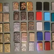 40 Lighters Collect or Resell Different Brands Brass Dragons Limited Time $145