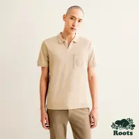 在飛比找Yahoo奇摩購物中心優惠-Roots 男裝- ESSENTIAL修身版短袖POLO衫 