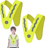 Amur Leopard Pack of 2 High Visibility Vests Unisex Adult Safety Vest Children Pack of 2 Reflective Vest Washable Children