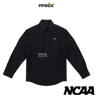 NCAA 寬版長袖工裝 襯衫【73251470】長袖 新衣新包 襯衫 正裝 工裝風 外搭 外套 復古風 古著