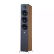 ELAC Debut 3.0 3-Way DF53 5.25" Floorstanding Speaker for Home Theater, Walnut