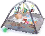 Baby Play Gym Mat with Ball Pit Activity Gym Center Tummy Time Mat Thickened Mat