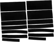 Cabilock 145pcs Heat Shrink Tubing Cable Insulation Tubing Heat Shrink Wire Tubing Heat Shrink Kit Wire Shrink Tubing Kit Insulation Shrink Tubing Cable Shrink Wraps Kit Black