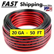 Automotive Hook Up Wire - - 50 ft - - Red & Black