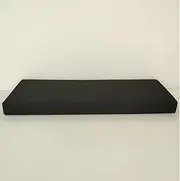 Cushion Waterproof Outdoor Garden Bench Cushion Non-Slip Removable Rectangle Seat Cushion for Patio Furniture Bench Pad for Swing Dining Chair Bay Window Black 180 x 30 x 5 cm