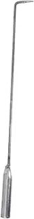 Camping Briquette Hook Fireplace Outdoor Fire Poker Fire Pit Accessories Fire Pick Fire Poker for Fire Tongs for Fire Fire Pit Outdoor Stick Silver Steel