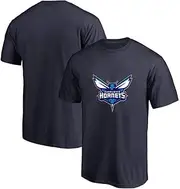 Men NBA T-Shirt Basketball Hornets Jersey Black Sport Short Sleeve