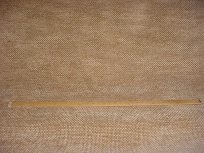 4Y F Schumacher 54723 Mafalda Sand Beige Plush Chenille Upholstery Fabric