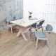 【BODEN】凱爾特5尺實木餐桌椅組(一桌四椅)