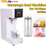 180W Electric Beverage Seal Machine Cans Sealer Milk Tea Drink Bottle Sealer AU
