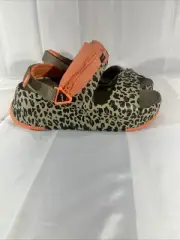 Crocs Hiker Xscape Animal Sandal Clog Leopard Size M9 W11 New Rare 208611-2BY