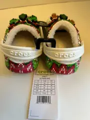 Kids' Classic Lined Holiday Charm Clog C4