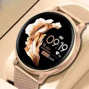 Bluetooth Call Smart Watch Women Custom Dial Steel Watches Sport Fitness Tracker