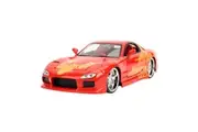 Jada 1:24 Scale Fast & Furious Orange Julius '93 Mazda RX-7 Diecast Model Toy