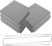 TINEASUR 5pcs Garden Edging Fence Decorative Plastic Lawn Border Edging with Imitation Stone Effect Weather Resistant and Durable for Landscaping Pathways and Flower Beds