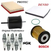 Tune Up KIT Air Oil Fuel Filters Spark Plugs for Volvo V70 2002-2003 (for: Volvo)