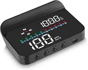 wiiyii M19 Heads Up Display for Cars, GPS Digital Speedometer with Speed MPH, Windshield Projection for All Vehicles