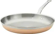 Hestan - CopperBond Collection - 100% Pure Copper Frying Pan, Induction Cooktop Compatible, 12.5-Inch