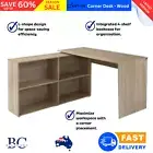 Artiss Office Computer Desk Corner Study Table Adjustable Home Workstation Wood