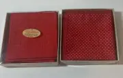 Giftkins Cocktail Napkins 2 Packs 6; 12 Total Red Fabric Unused NOS Polka Dot