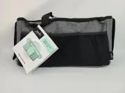 Jujube Baby Stroller Caddy Organizer Pockets Storage Hook & Loom Straps Gray NEW