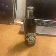 Coca Cola Collector Bottle 75th Anniversary Commemorative Coke Bottle, Sealed
