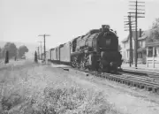 Pennsylvania Railroad 6791 steam engine Sunbury Pennsylvania Train Old Photo